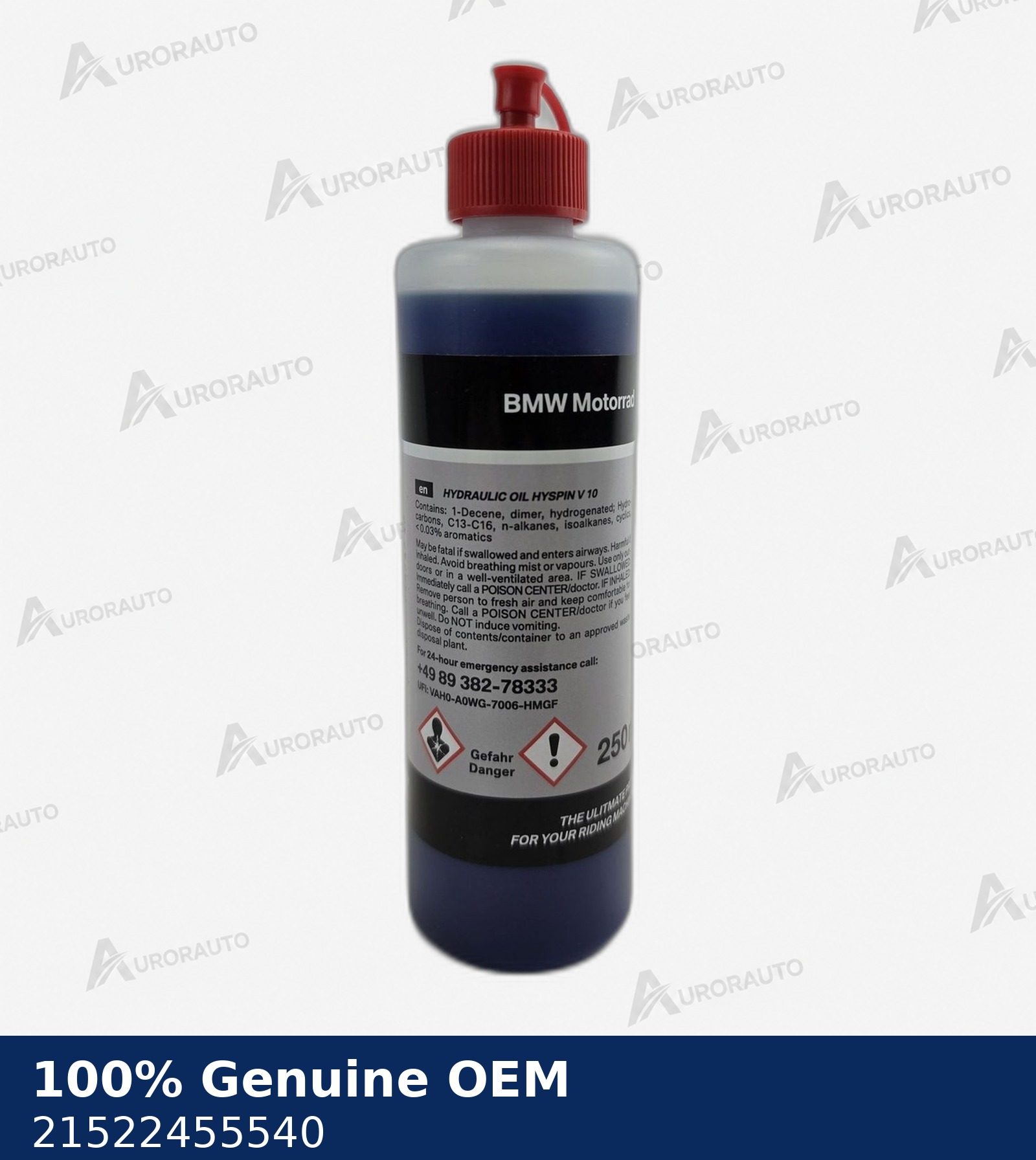 BMW Motorrad Hydraulic Oil Hyspin V10 21522455540 2