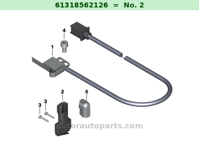 Interruttore luci di stop freno a pedale BMW Motorrad Originale OEM 61318562126 61318562126