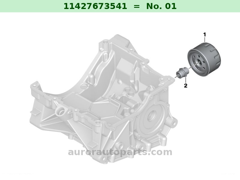 Filtro olio BMW Motorrad Originale OEM 11427673541 3