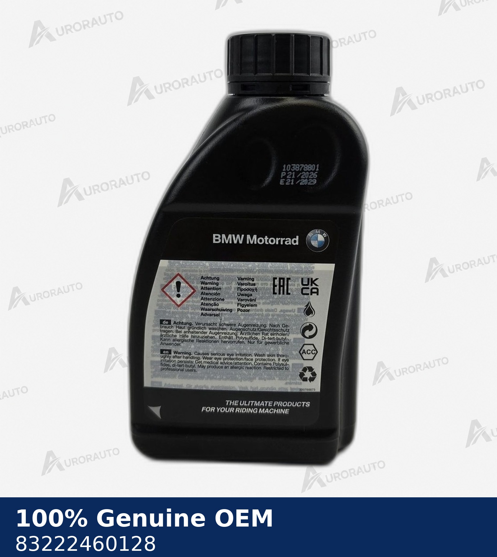 BMW Motorrad Hypoid Axle Oil G3 83222460128 2
