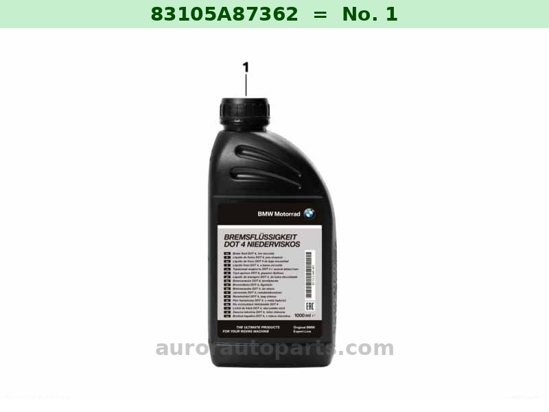 liquido freni DOT4 LV, bassa viscosit¿ BMW Motorrad Originale OEM 83105A87362 3