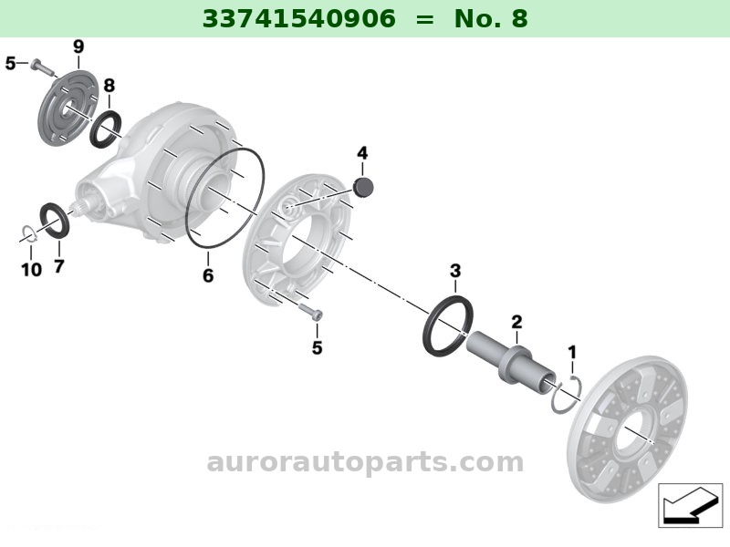 BMW Motorrad Sealing Ring 33741540906 3