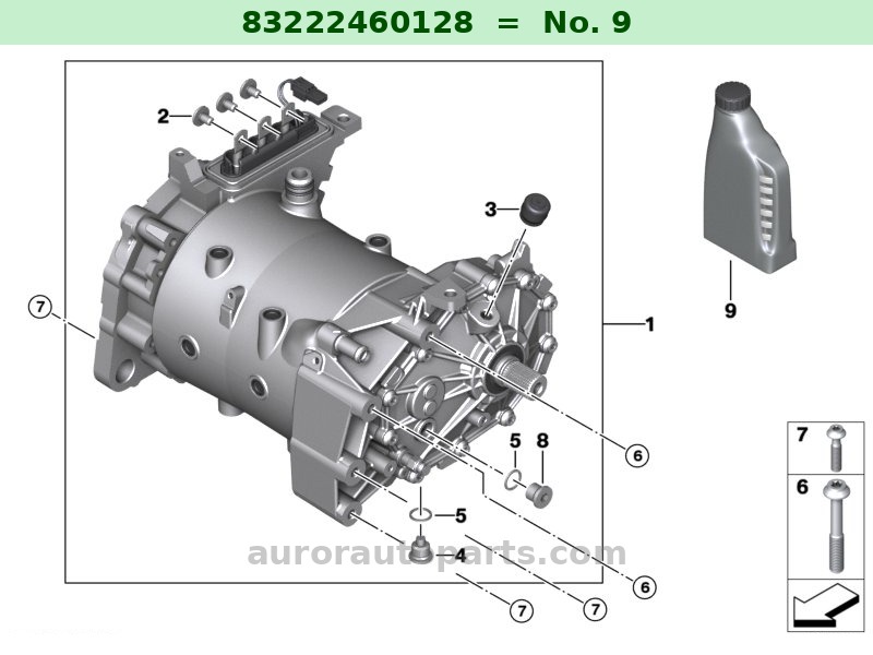 BMW Motorrad Hypoid Axle Oil G3 83222460128 3